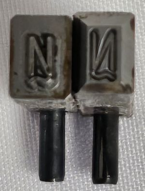 Deboss type @ Spanish N with Tilde